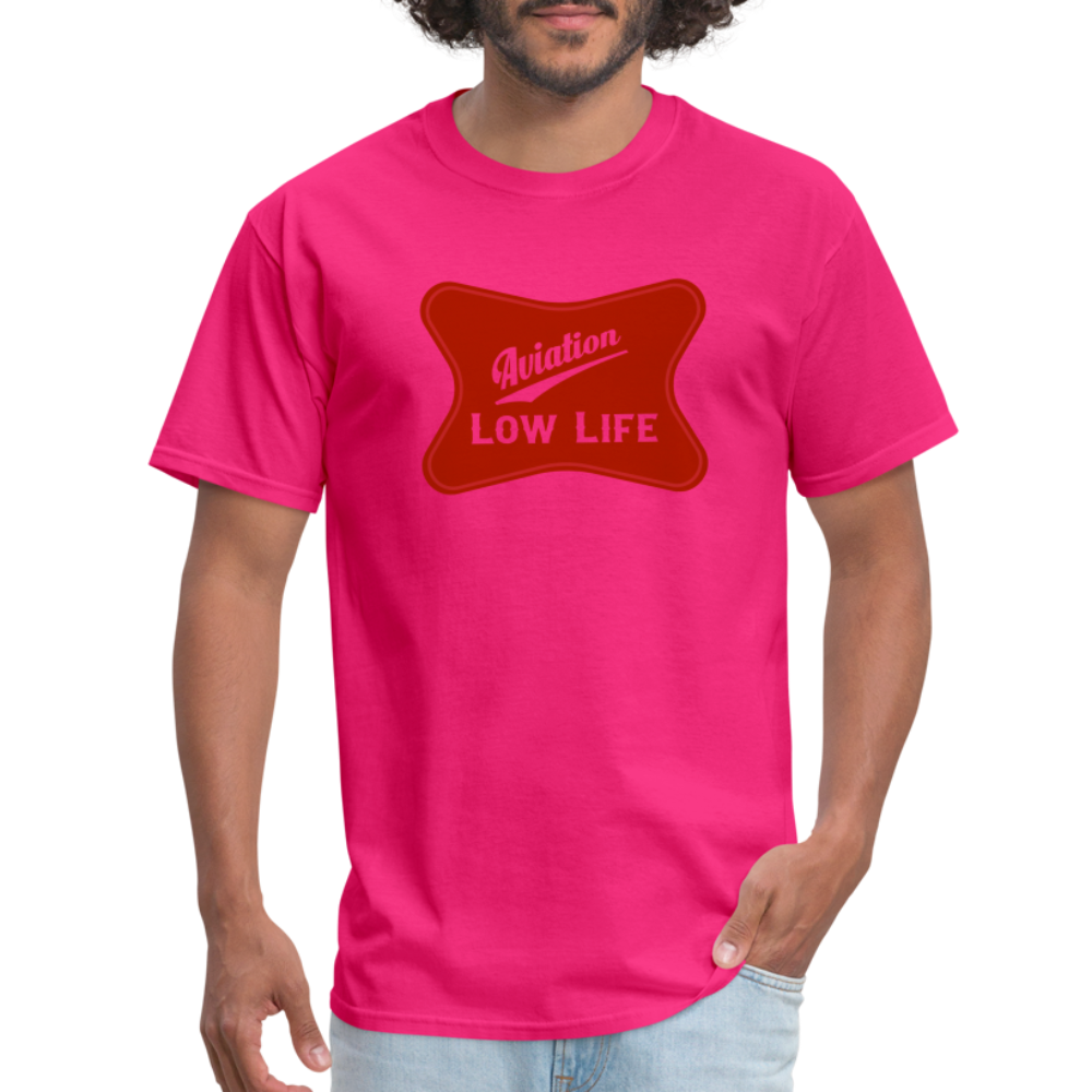 Aviation in Red (Unisex) Classic T-Shirt - fuchsia