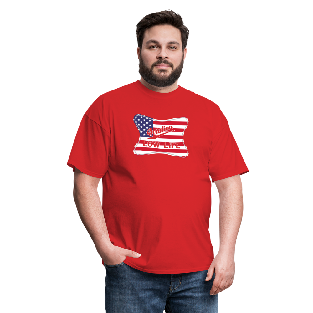 Aviation in Patriotic (Unisex) Classic T-Shirt - red