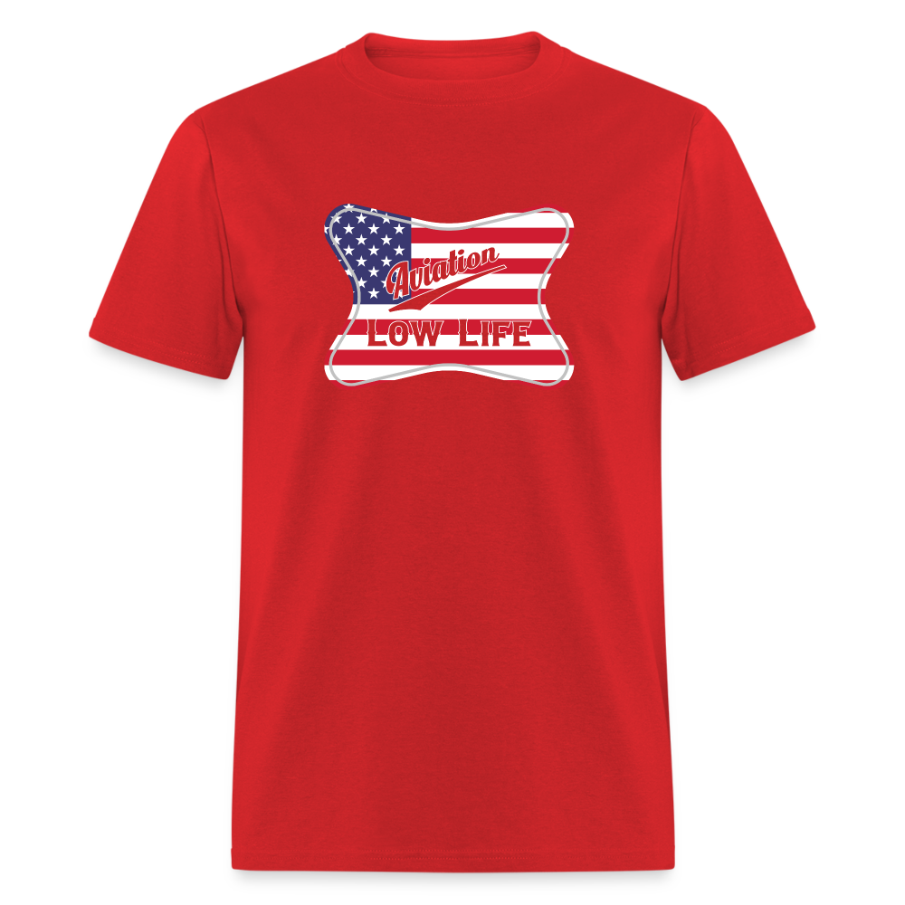 Aviation in Patriotic (Unisex) Classic T-Shirt - red