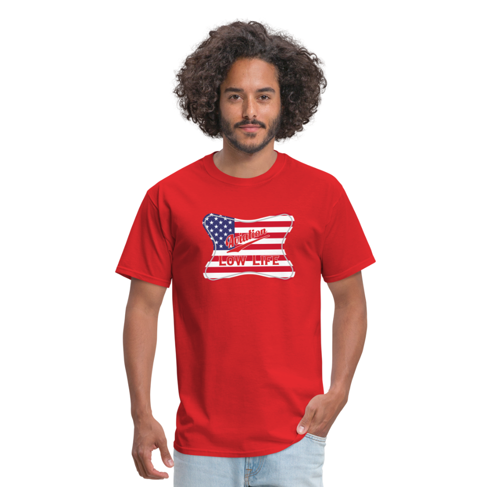 Aviation in Patriotic (Unisex) Classic T-Shirt - red