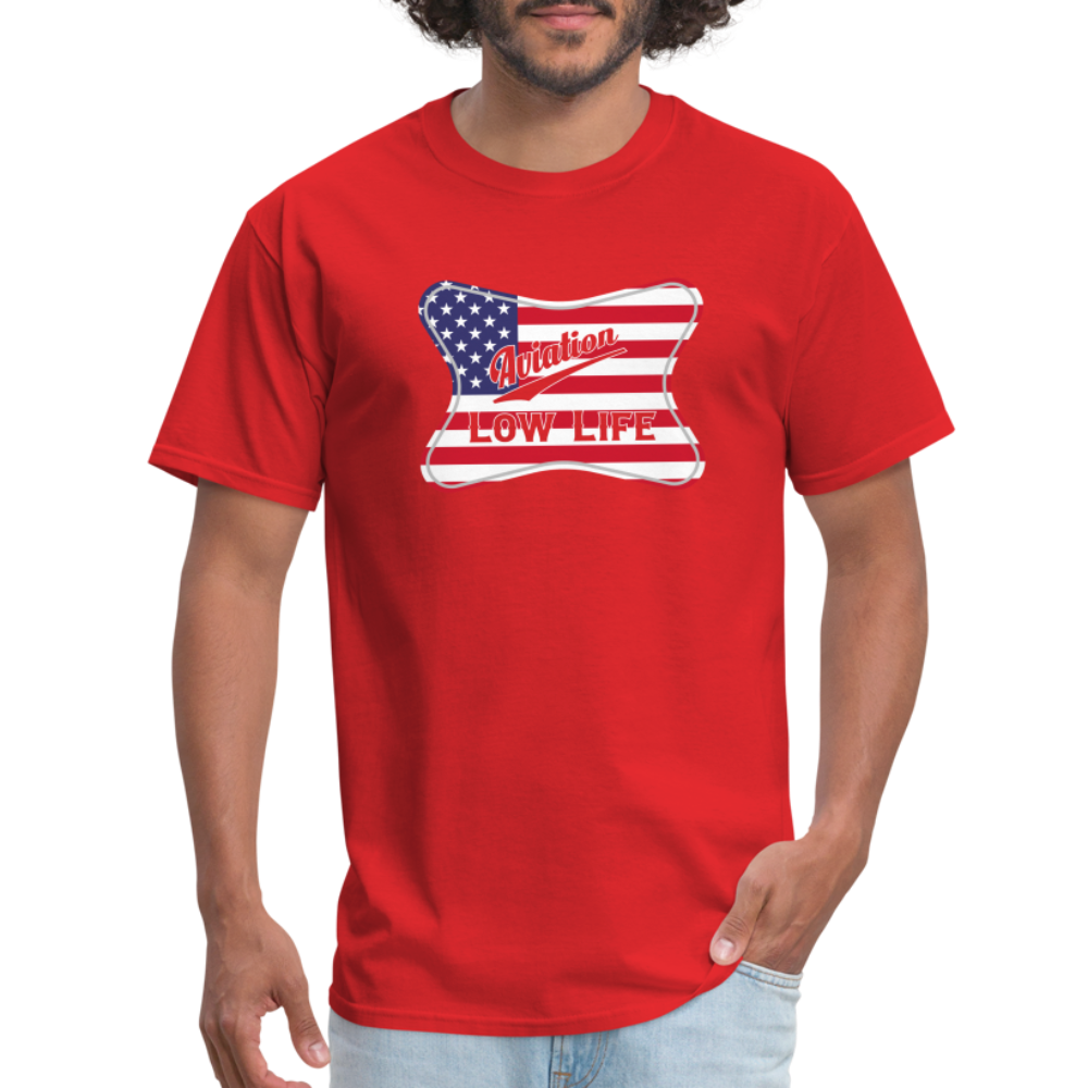 Aviation in Patriotic (Unisex) Classic T-Shirt - red