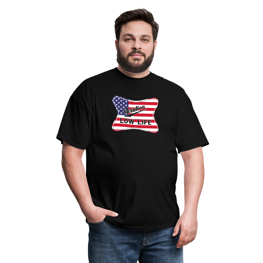 Aviation in Patriotic (Unisex) Classic T-Shirt - black