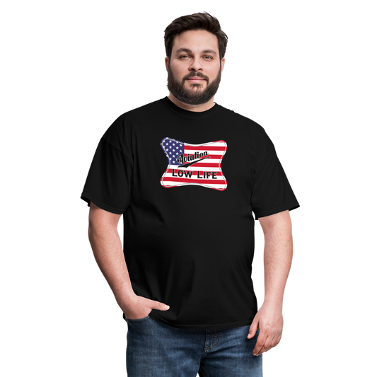 Aviation in Patriotic (Unisex) Classic T-Shirt - black