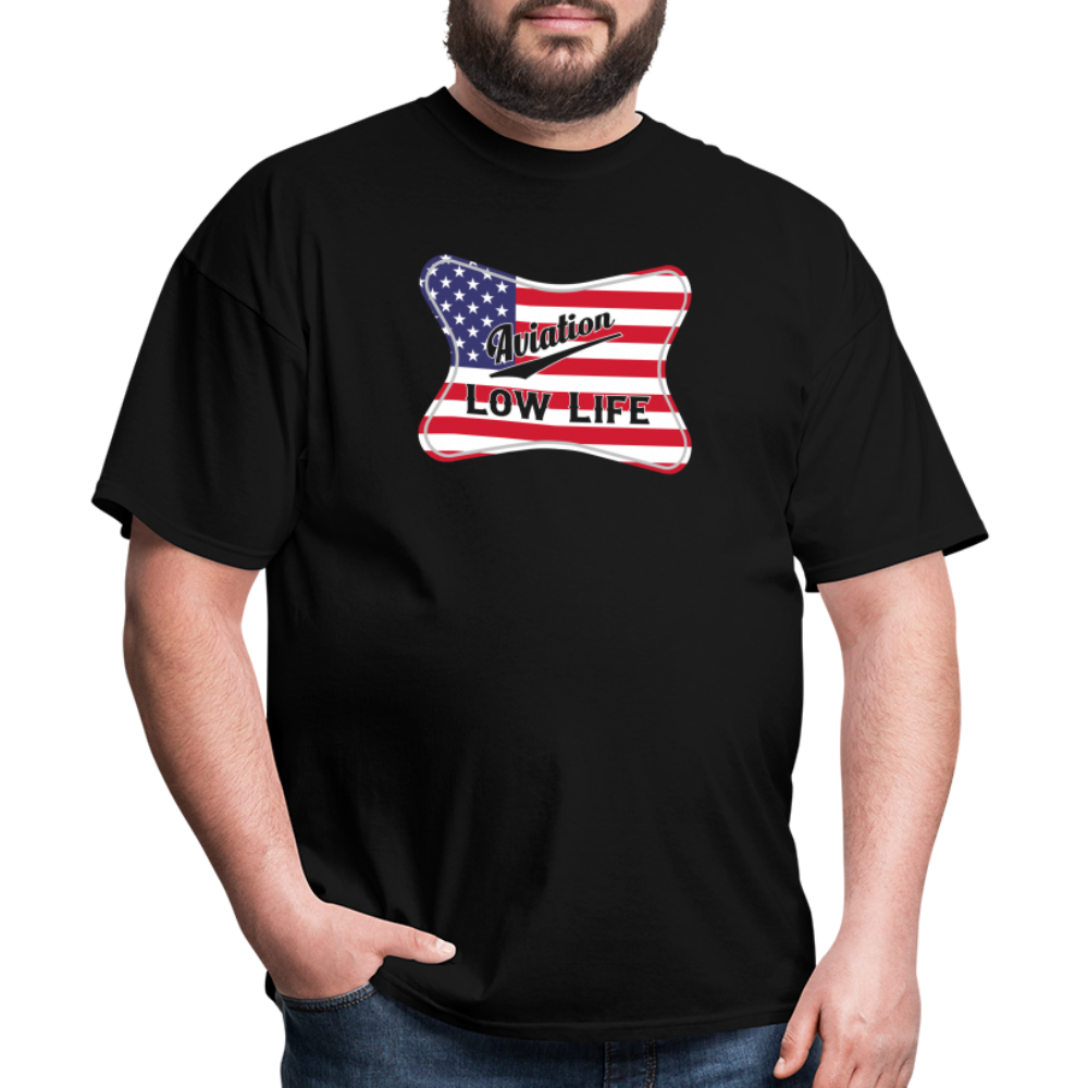 Aviation in Patriotic (Unisex) Classic T-Shirt - black