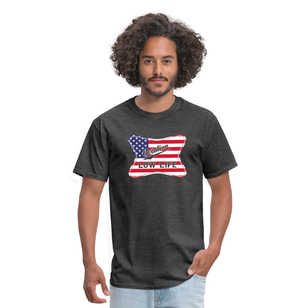 Aviation in Patriotic (Unisex) Classic T-Shirt - heather black