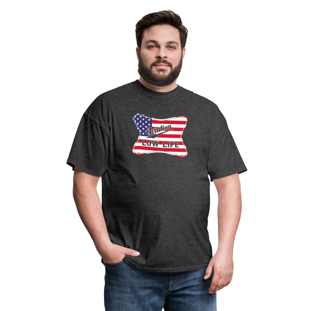 Aviation in Patriotic (Unisex) Classic T-Shirt - heather black