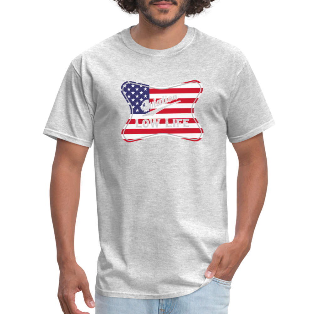 Aviation in Patriotic (Unisex) Classic T-Shirt - heather gray