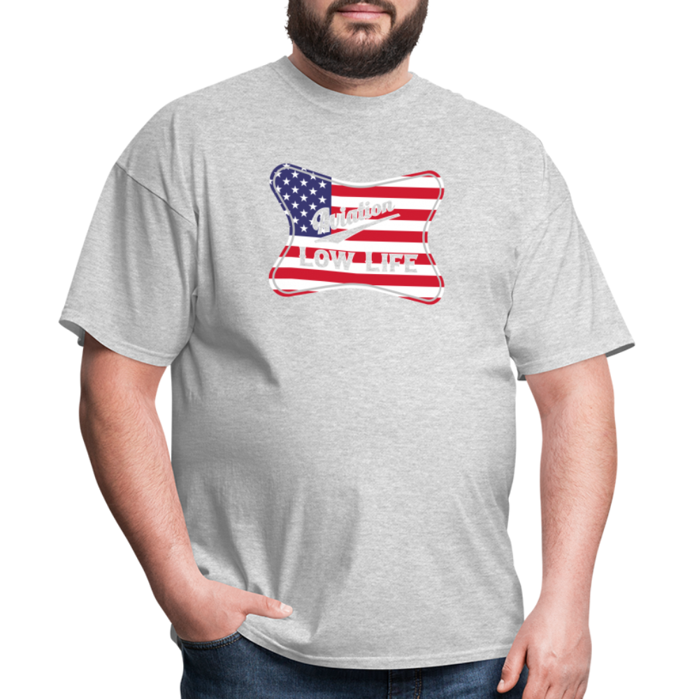 Aviation in Patriotic (Unisex) Classic T-Shirt - heather gray