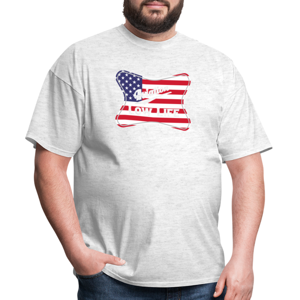 Aviation in Patriotic (Unisex) Classic T-Shirt - light heather gray
