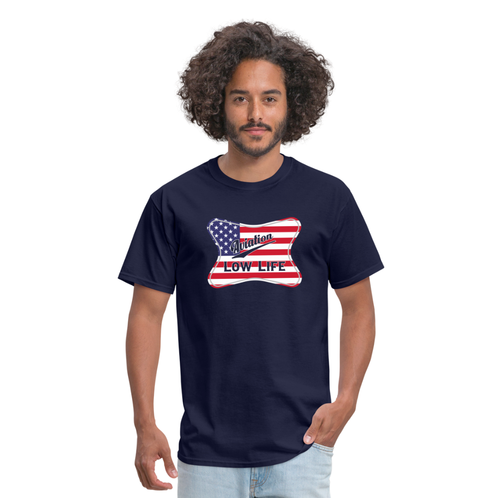 Aviation in Patriotic (Unisex) Classic T-Shirt - navy
