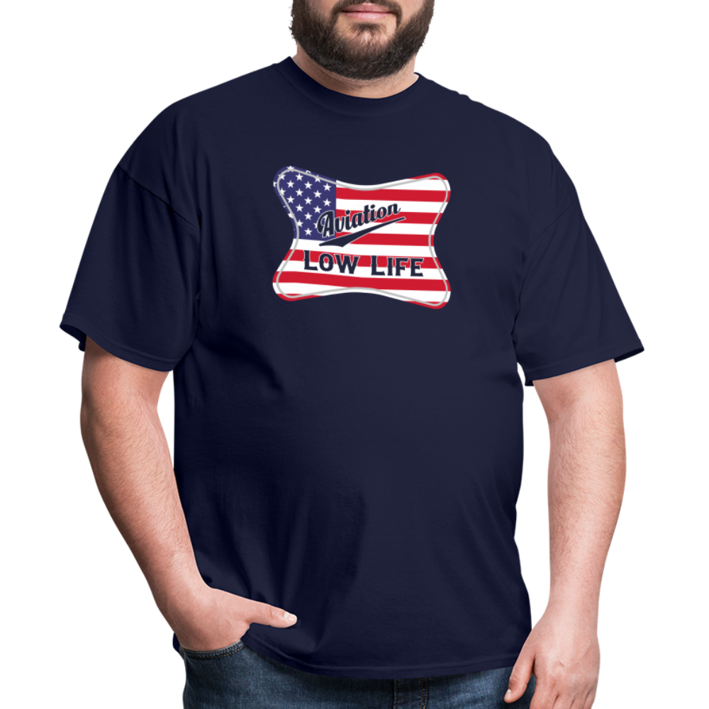 Aviation in Patriotic (Unisex) Classic T-Shirt - navy