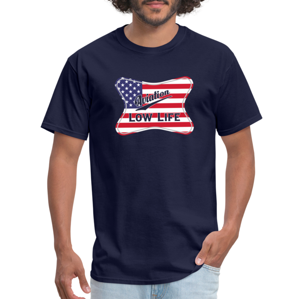Aviation in Patriotic (Unisex) Classic T-Shirt - navy