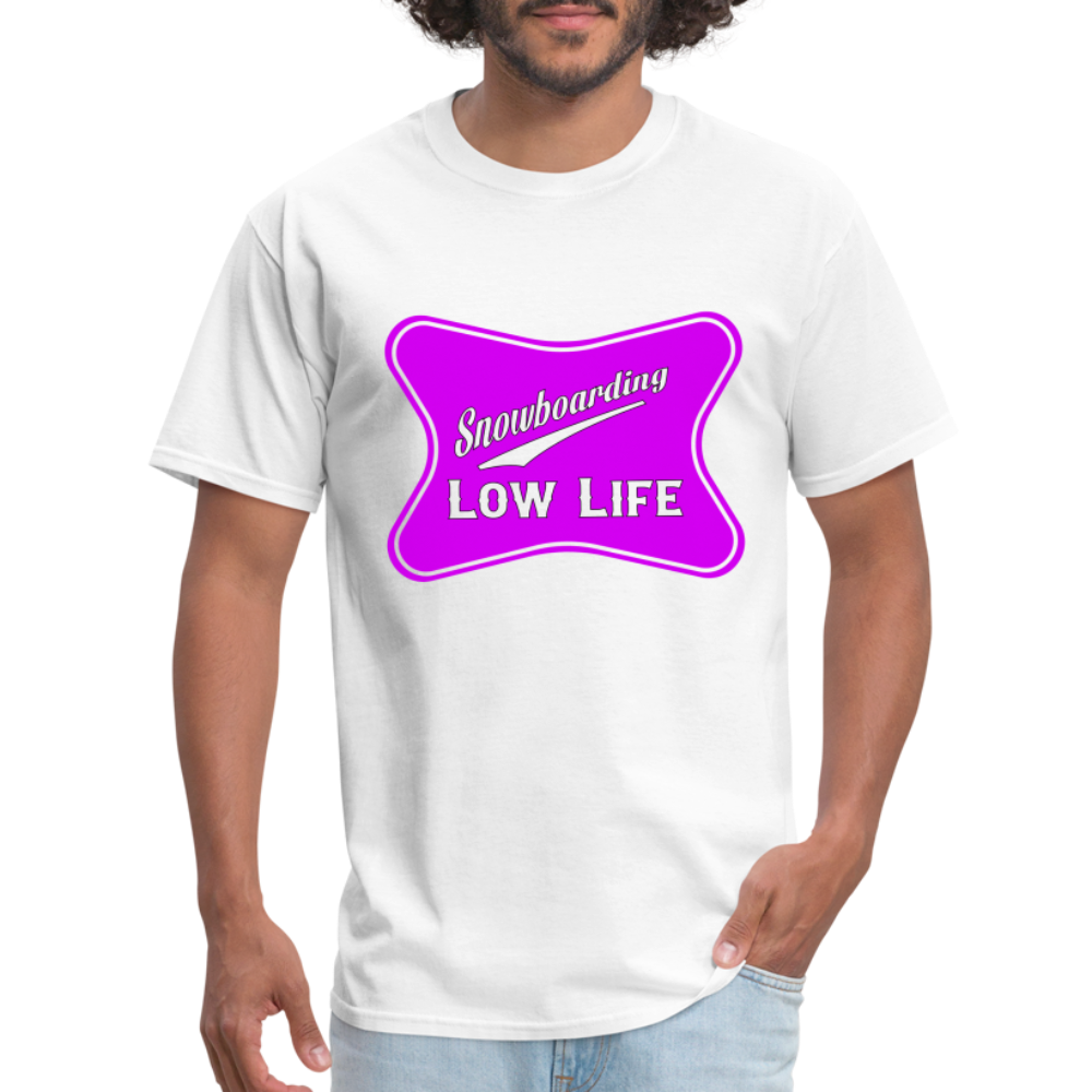 Snowboarding - Purple - Unisex Classic T-Shirt - white