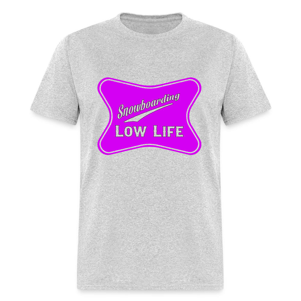 Snowboarding - Purple - Unisex Classic T-Shirt - heather gray