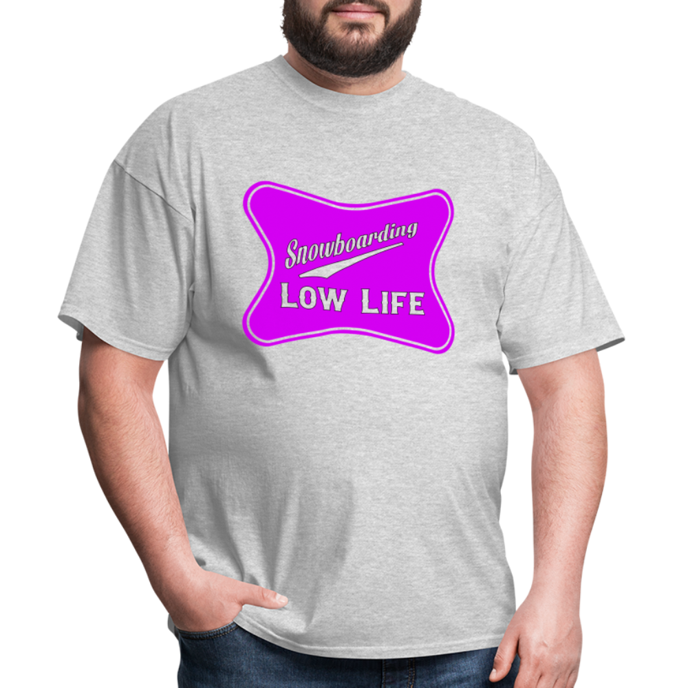 Snowboarding - Purple - Unisex Classic T-Shirt - heather gray