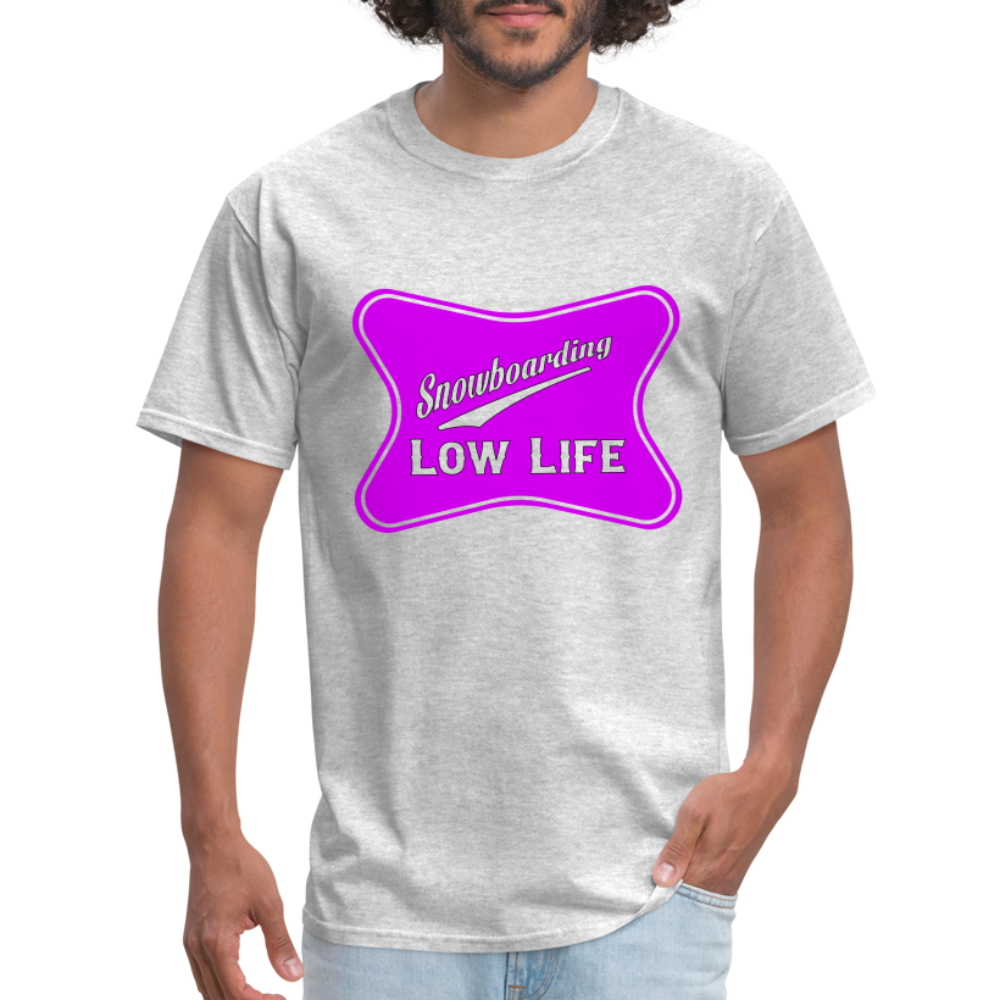 Snowboarding - Purple - Unisex Classic T-Shirt - heather gray