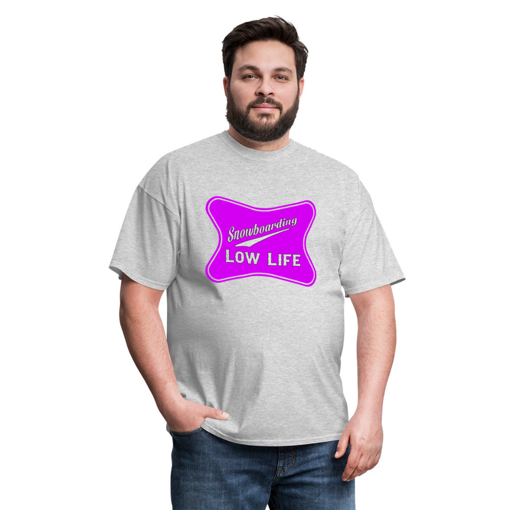 Snowboarding - Purple - Unisex Classic T-Shirt - heather gray