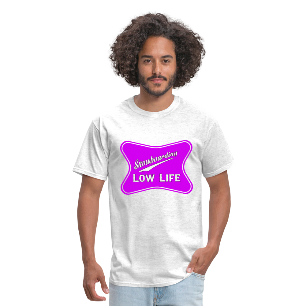 Snowboarding - Purple - Unisex Classic T-Shirt - light heather gray