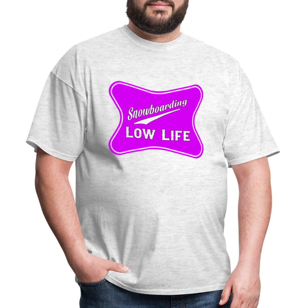 Snowboarding - Purple - Unisex Classic T-Shirt - light heather gray