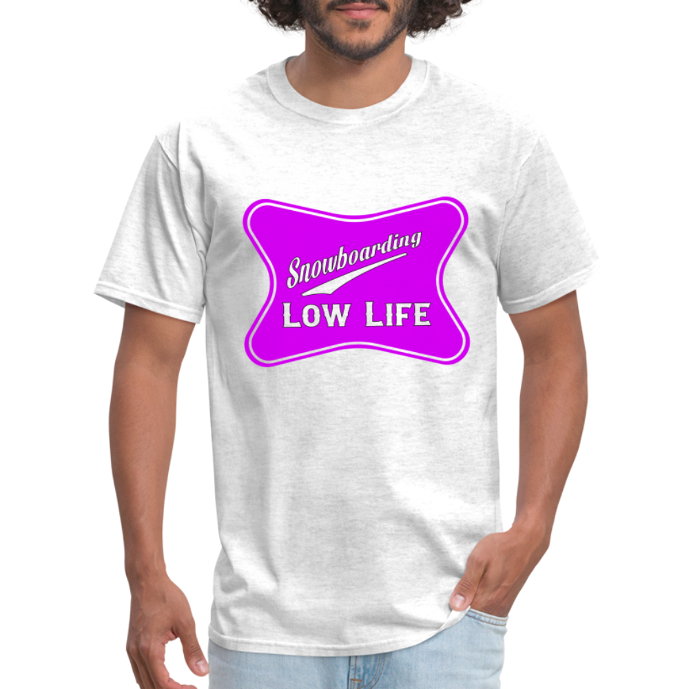 Snowboarding - Purple - Unisex Classic T-Shirt - light heather gray