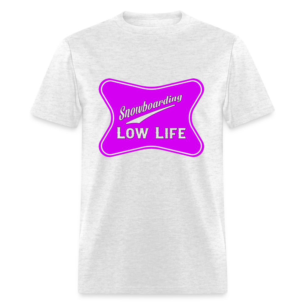 Snowboarding - Purple - Unisex Classic T-Shirt - light heather gray
