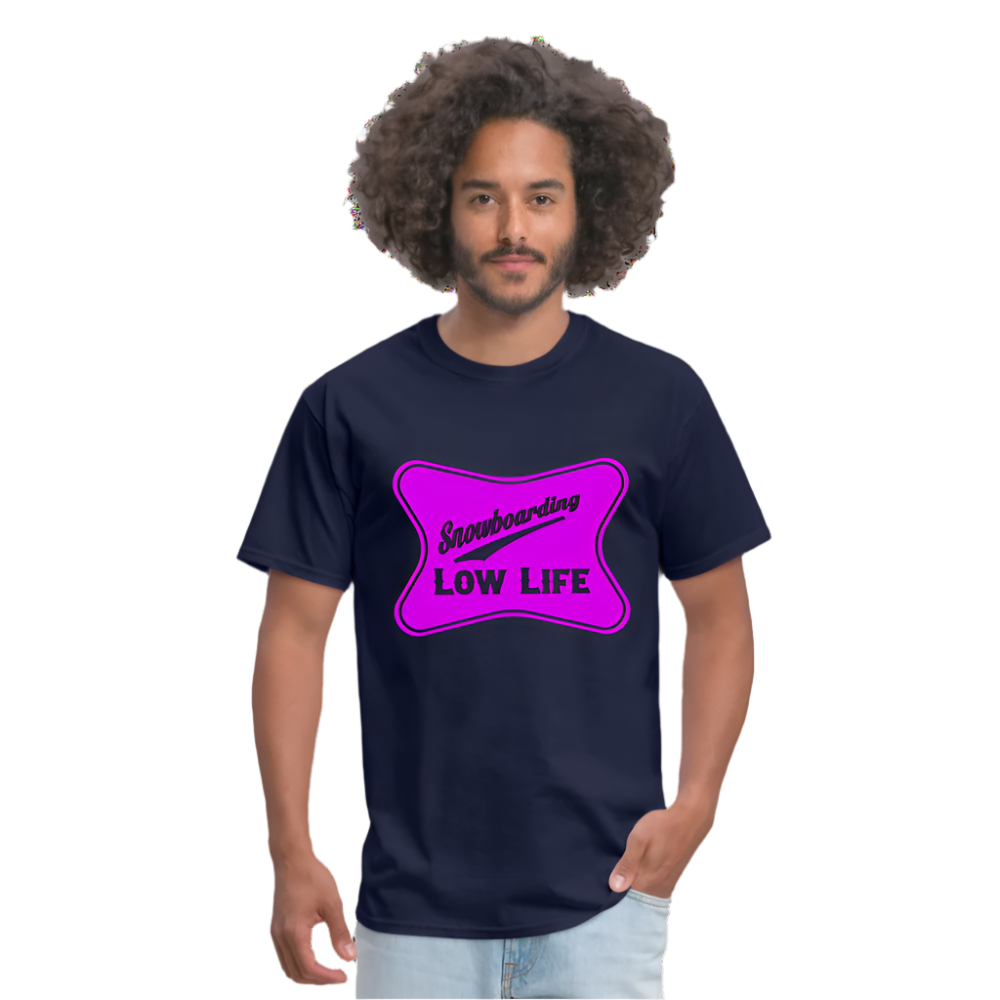 Snowboarding - Purple - Unisex Classic T-Shirt - navy