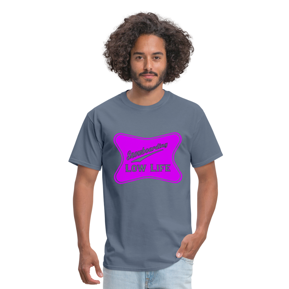 Snowboarding - Purple - Unisex Classic T-Shirt - denim