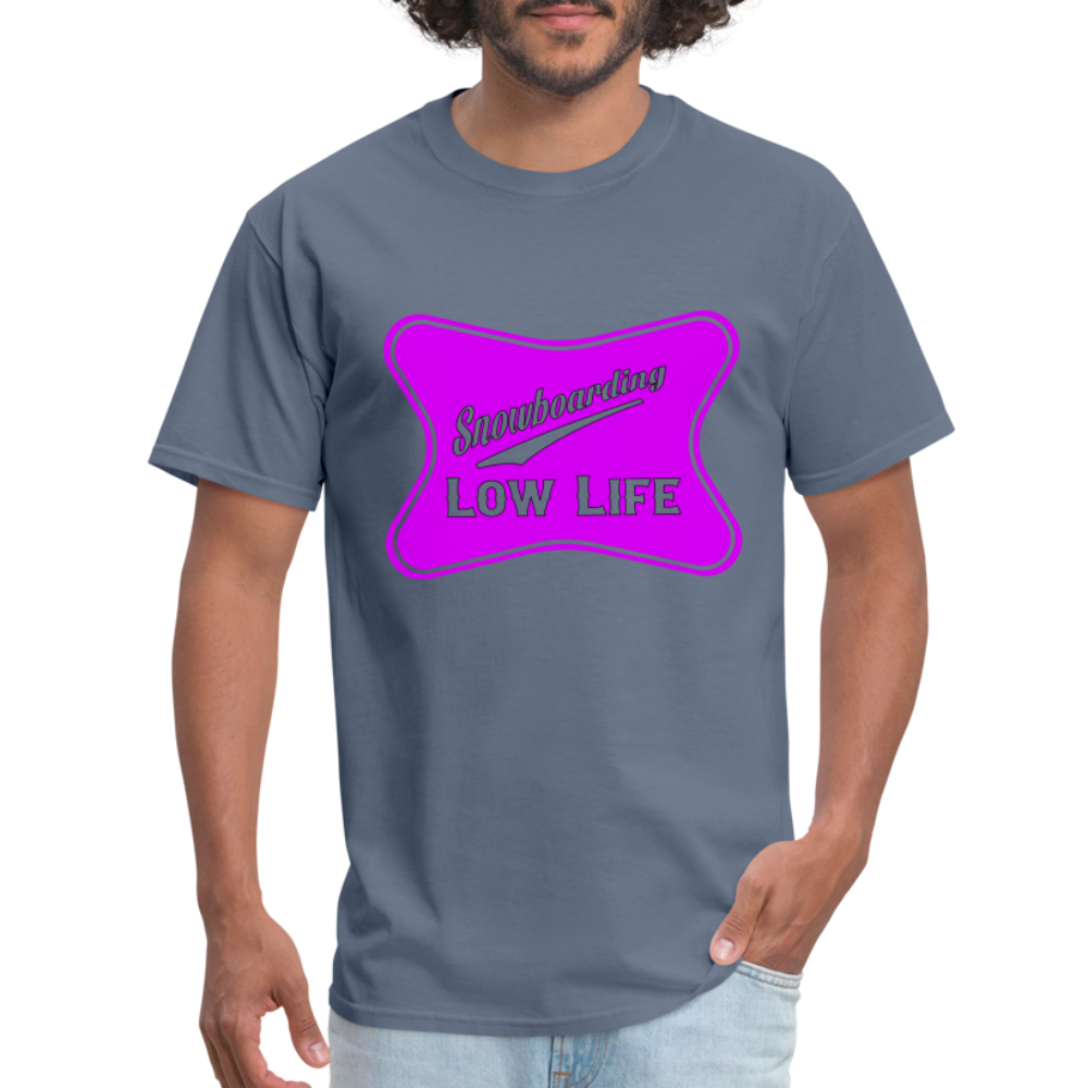 Snowboarding - Purple - Unisex Classic T-Shirt - denim