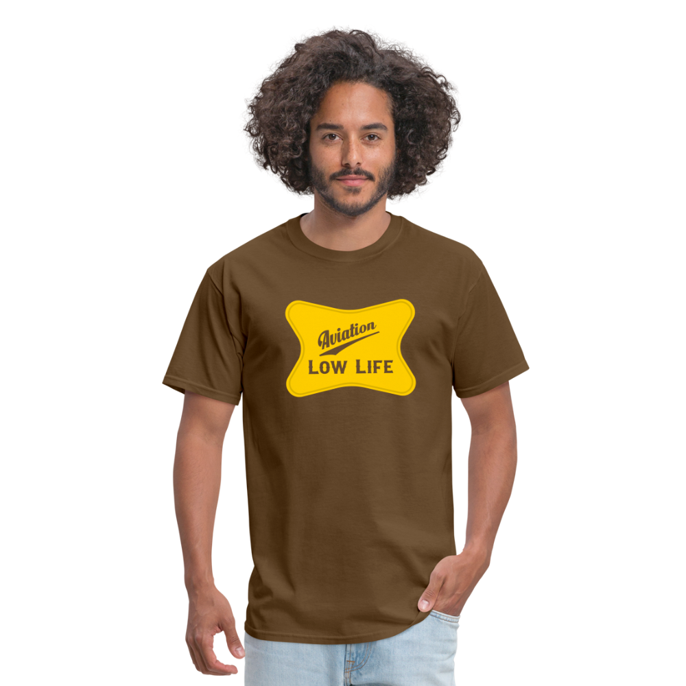 Aviation in Yellow (Unisex) Classic T-Shirt - brown