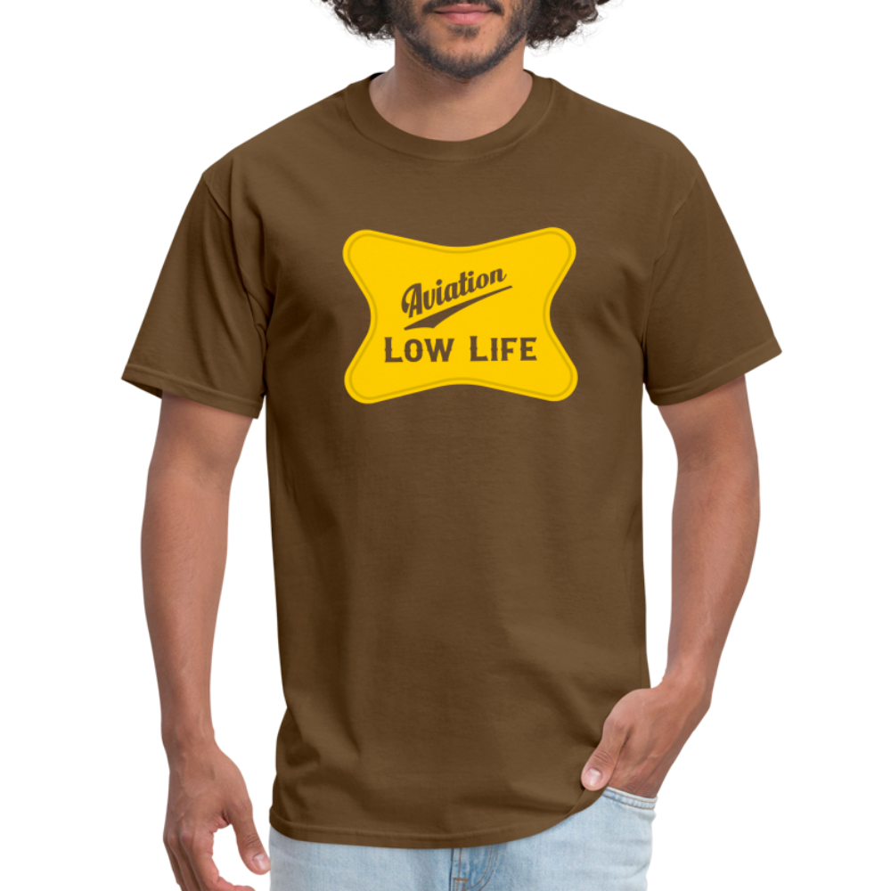 Aviation in Yellow (Unisex) Classic T-Shirt - brown