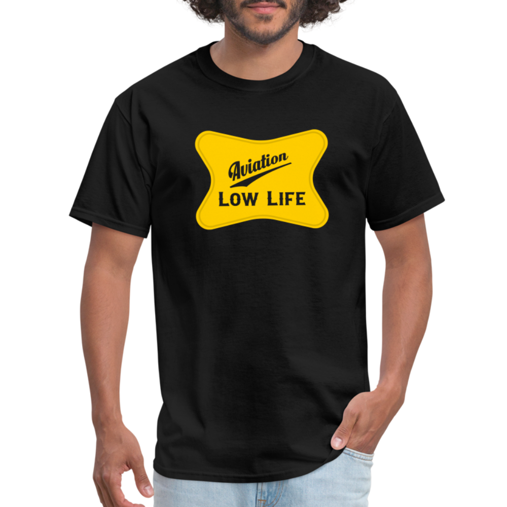 Aviation in Yellow (Unisex) Classic T-Shirt - black