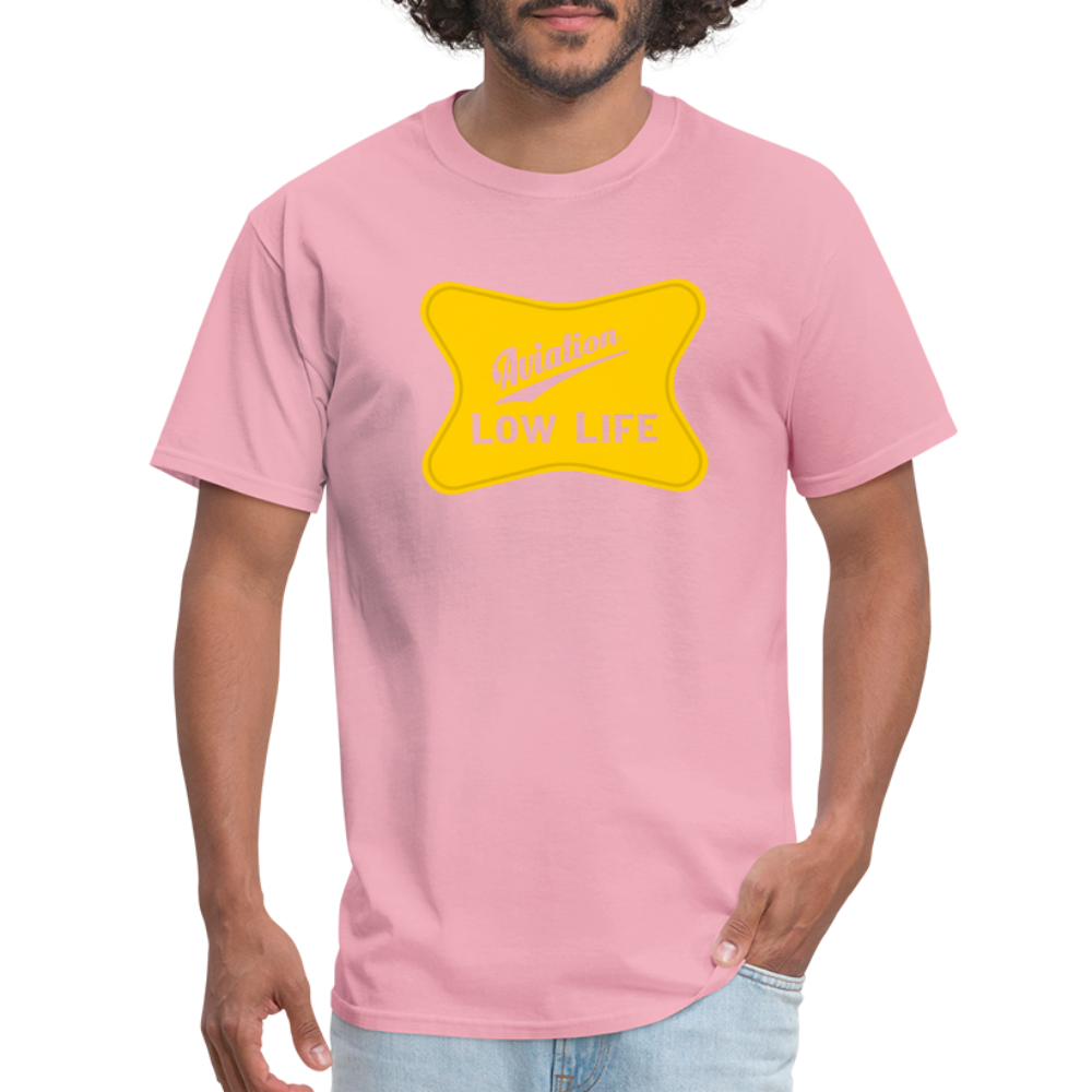 Aviation in Yellow (Unisex) Classic T-Shirt - pink