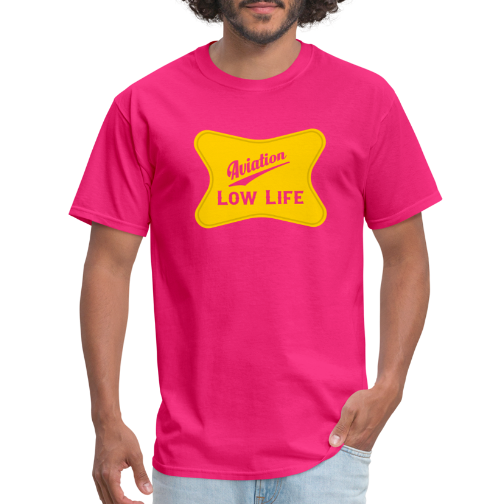 Aviation in Yellow (Unisex) Classic T-Shirt - fuchsia
