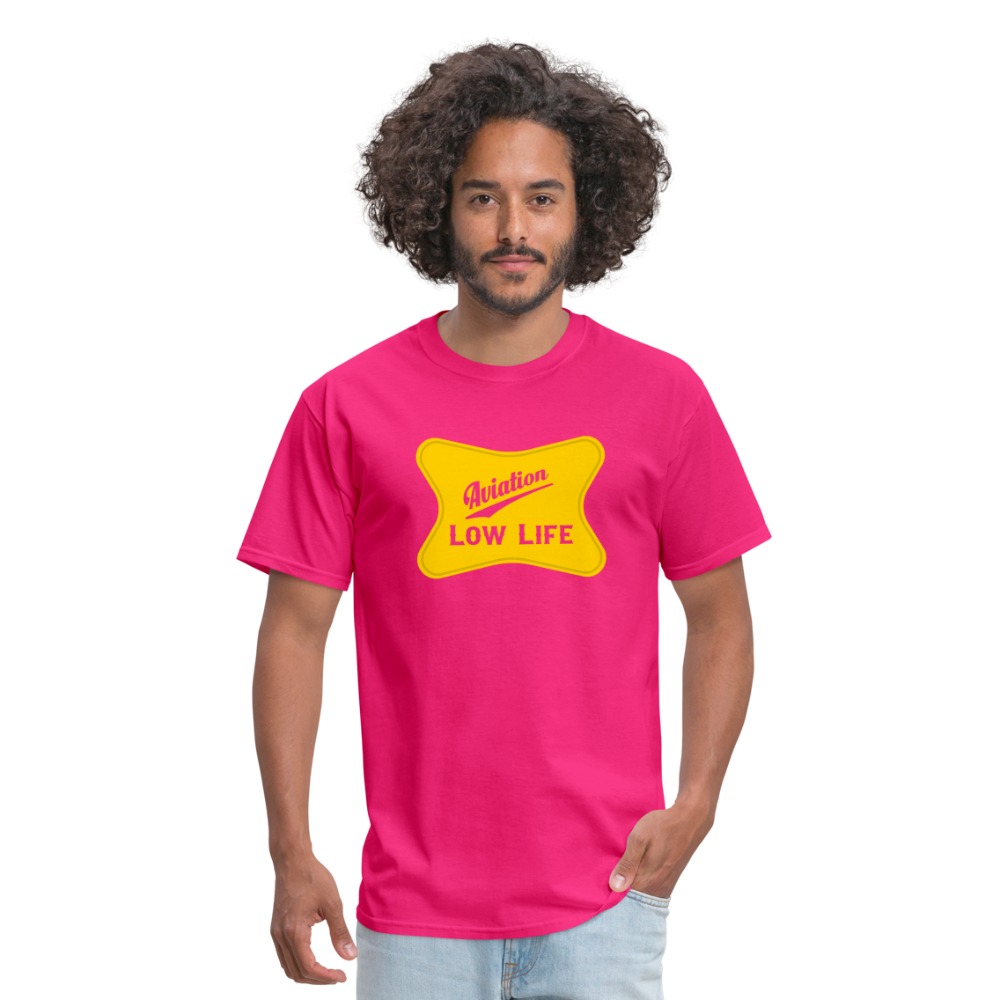 Aviation in Yellow (Unisex) Classic T-Shirt - fuchsia