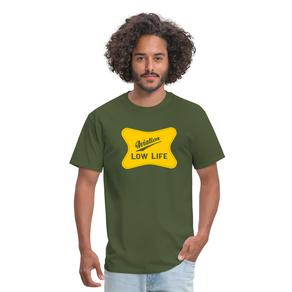 Aviation in Yellow (Unisex) Classic T-Shirt - military green