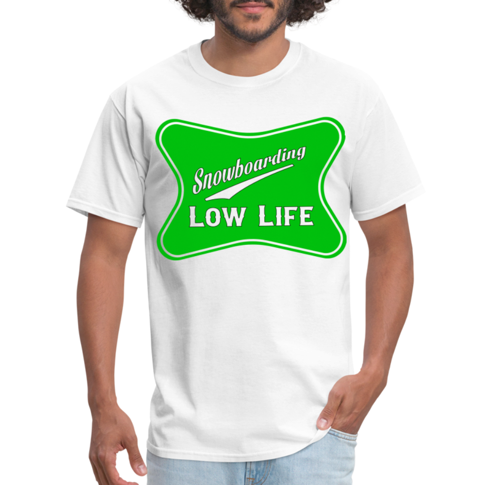 Snowboarding - Green - Unisex Classic T-Shirt - white