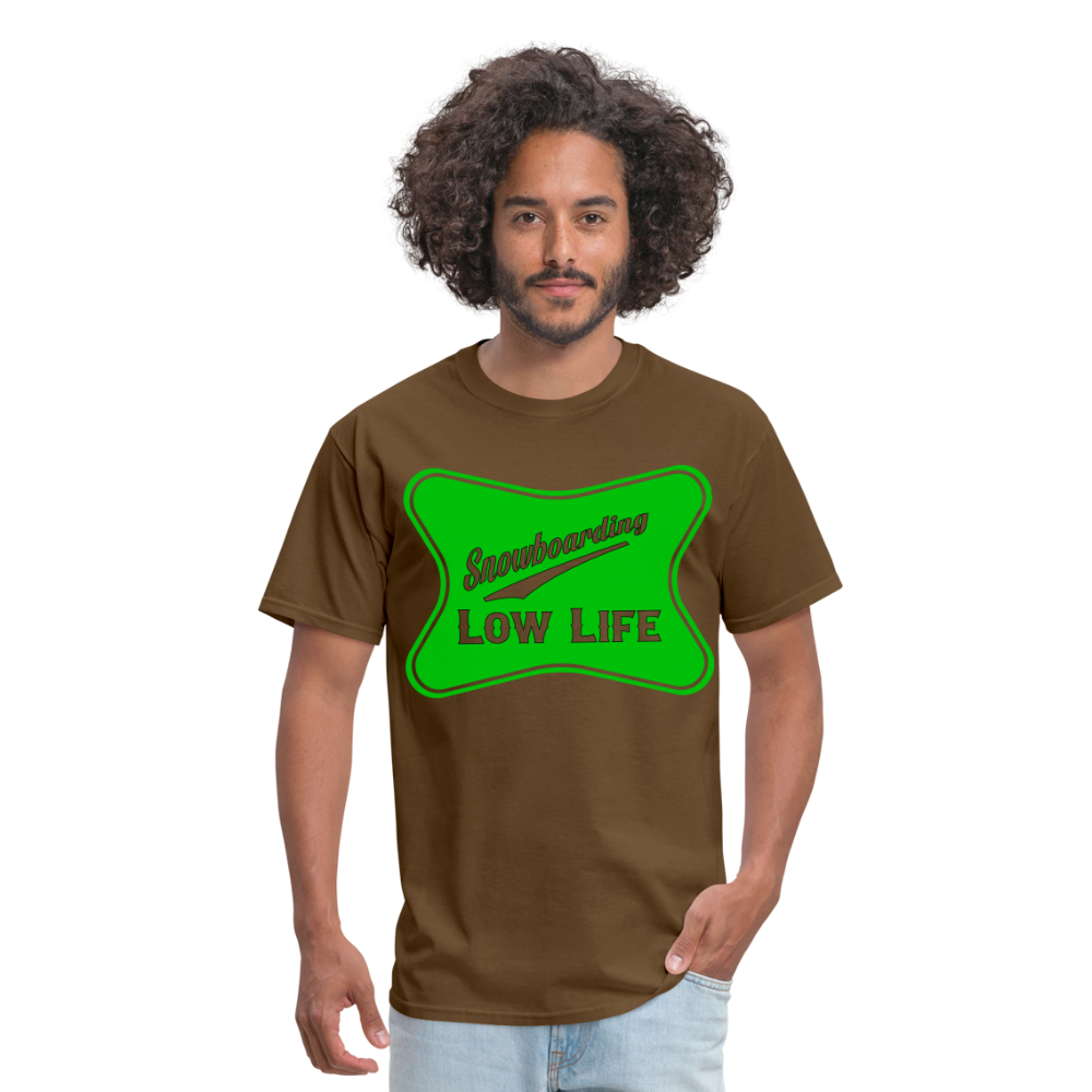 Snowboarding - Green - Unisex Classic T-Shirt - brown