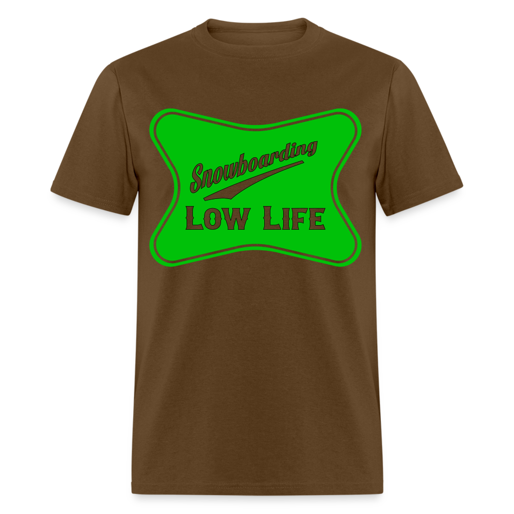 Snowboarding - Green - Unisex Classic T-Shirt - brown
