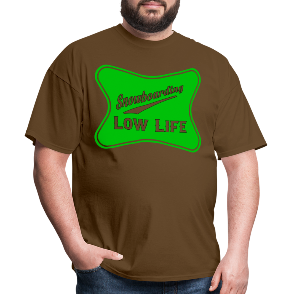 Snowboarding - Green - Unisex Classic T-Shirt - brown