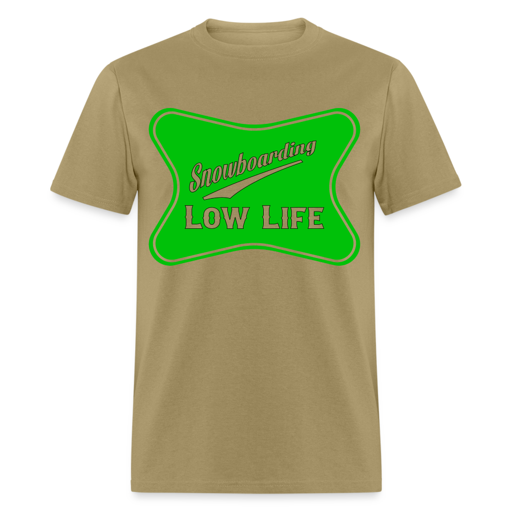 Snowboarding - Green - Unisex Classic T-Shirt - khaki