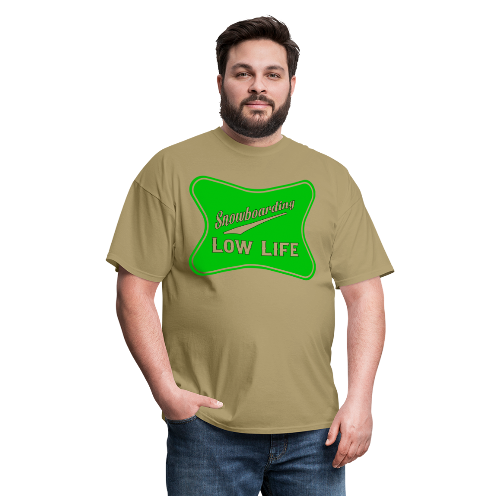 Snowboarding - Green - Unisex Classic T-Shirt - khaki