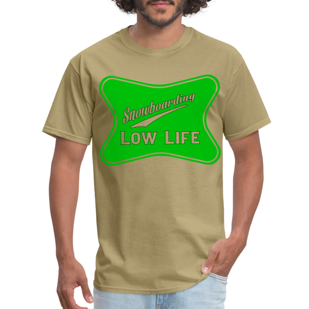 Snowboarding - Green - Unisex Classic T-Shirt - khaki