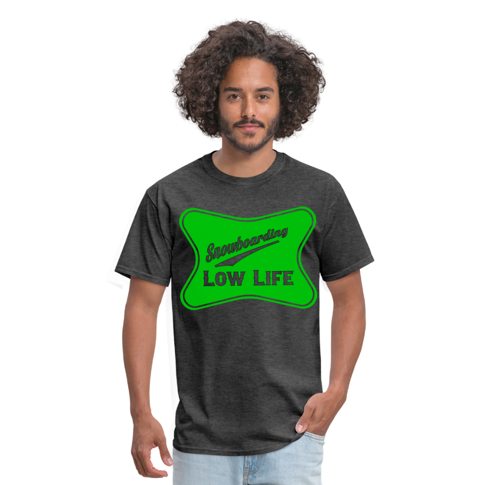 Snowboarding - Green - Unisex Classic T-Shirt - heather black