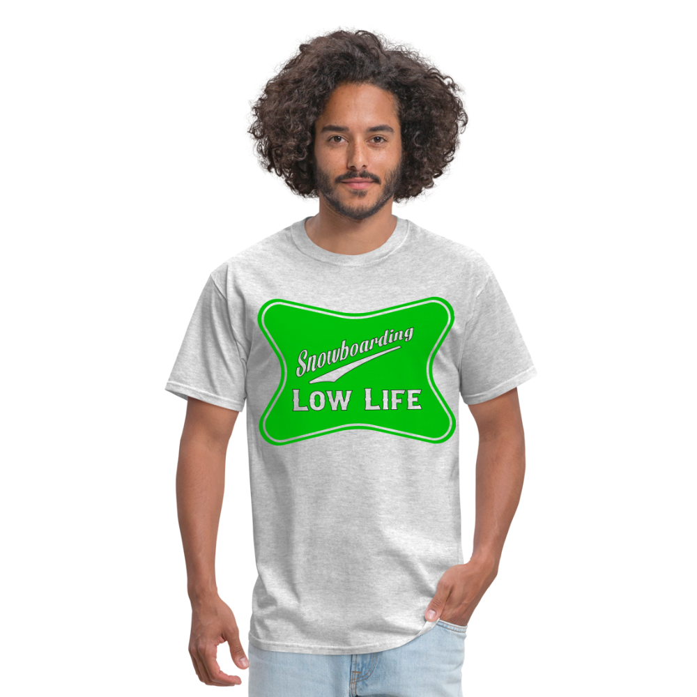 Snowboarding - Green - Unisex Classic T-Shirt - heather gray