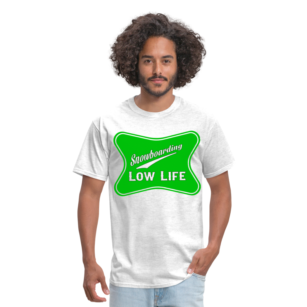 Snowboarding - Green - Unisex Classic T-Shirt - light heather gray