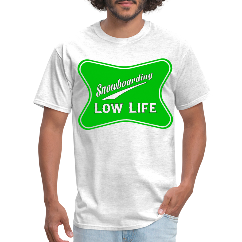 Snowboarding - Green - Unisex Classic T-Shirt - light heather gray