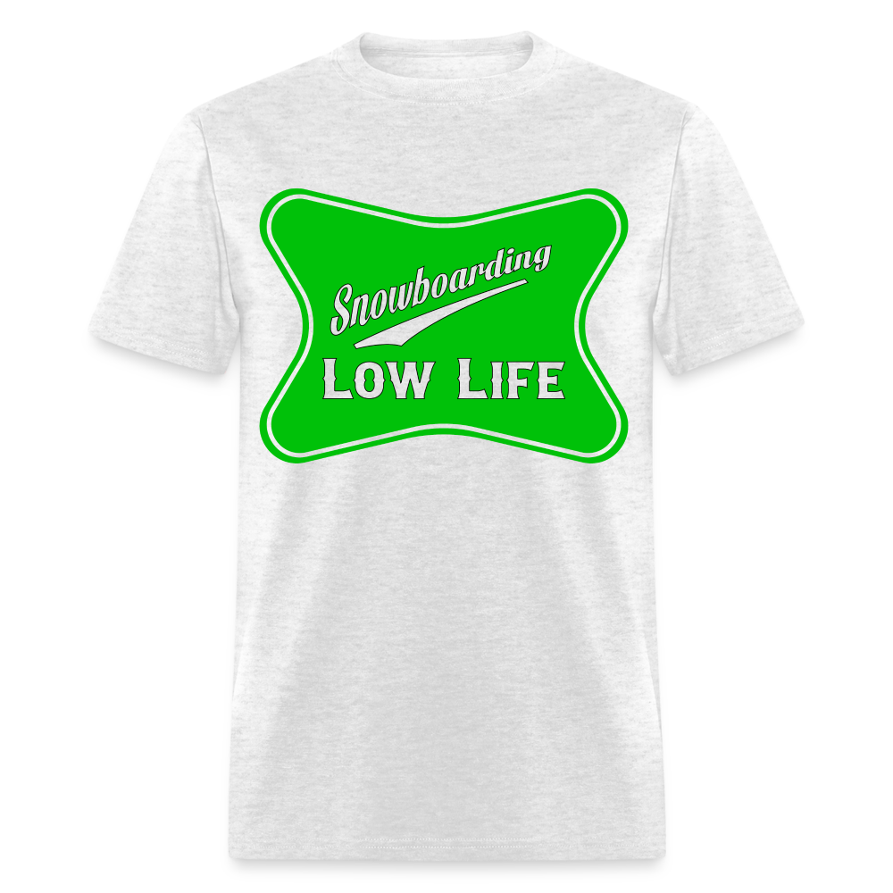 Snowboarding - Green - Unisex Classic T-Shirt - light heather gray