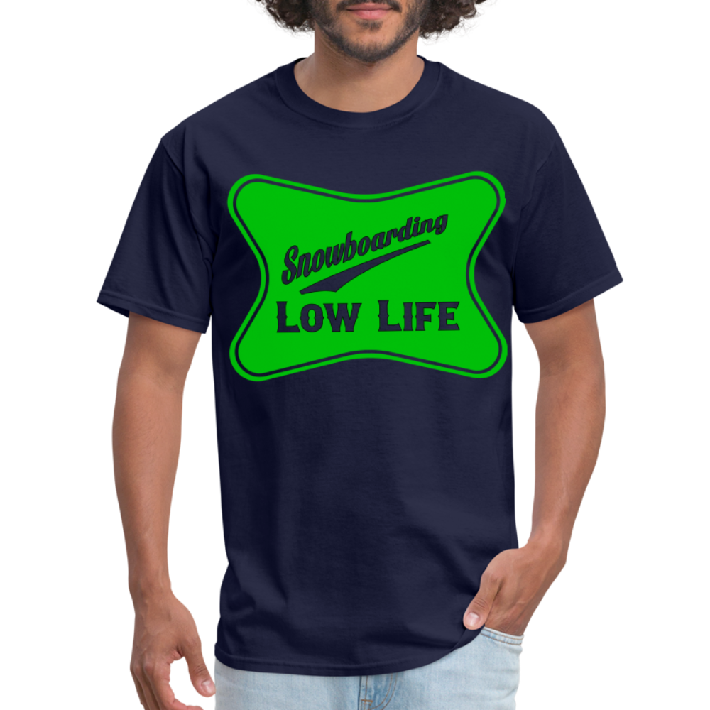Snowboarding - Green - Unisex Classic T-Shirt - navy