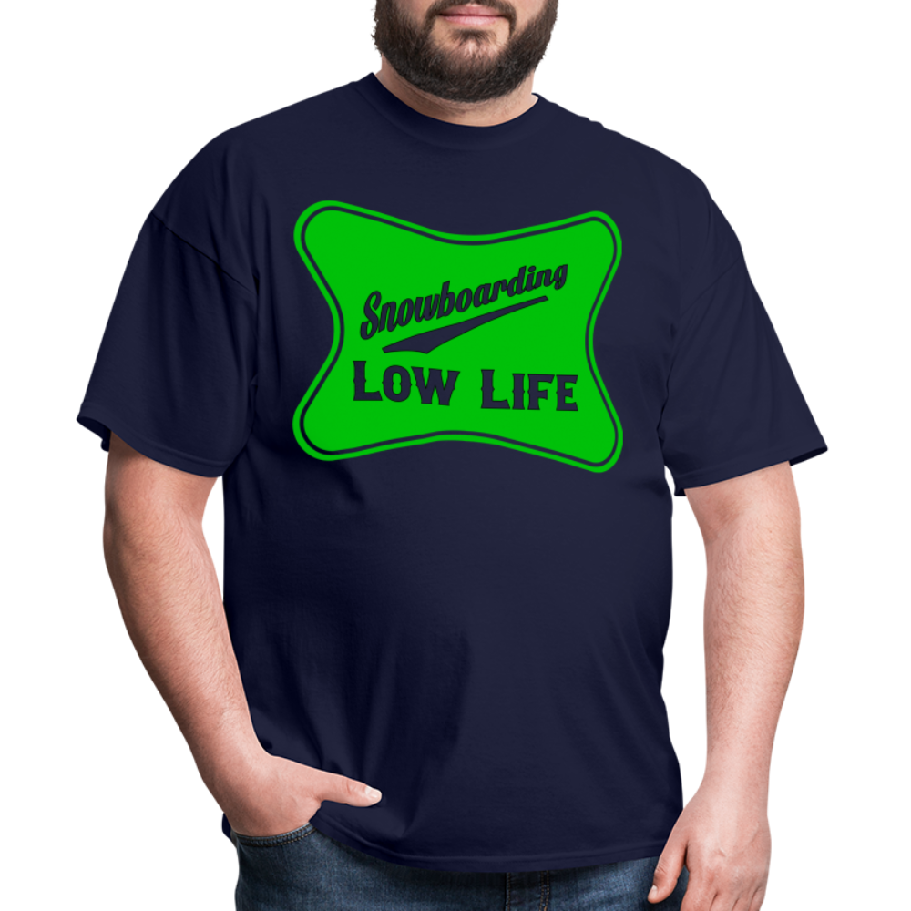 Snowboarding - Green - Unisex Classic T-Shirt - navy