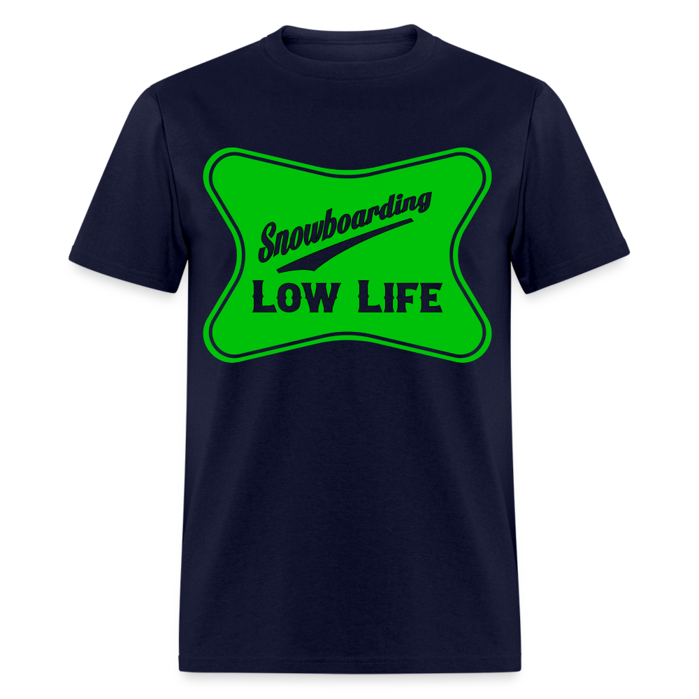 Snowboarding - Green - Unisex Classic T-Shirt - navy